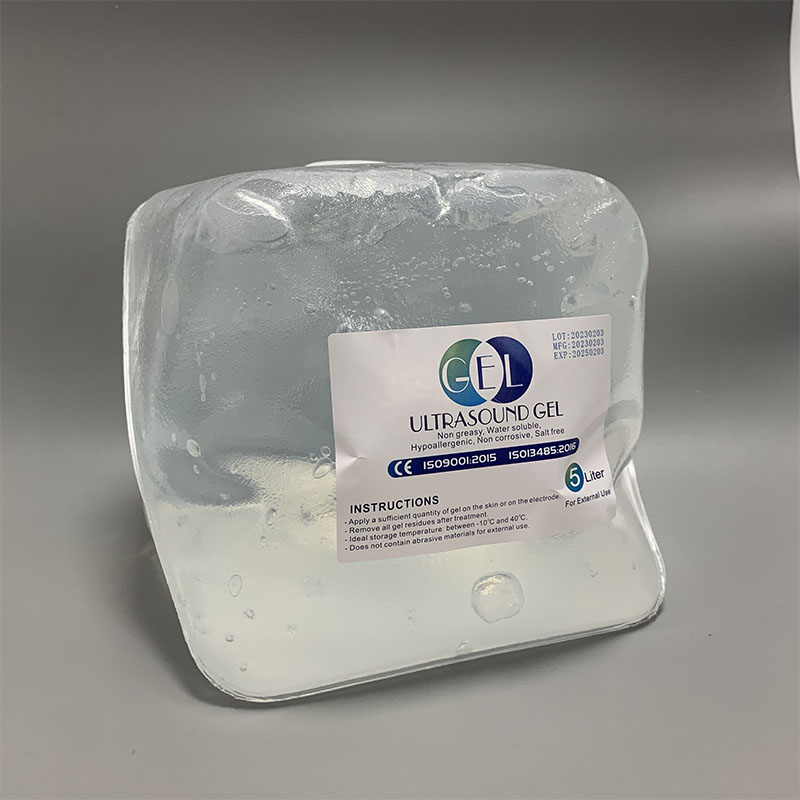 Gel à ultrasons bleus