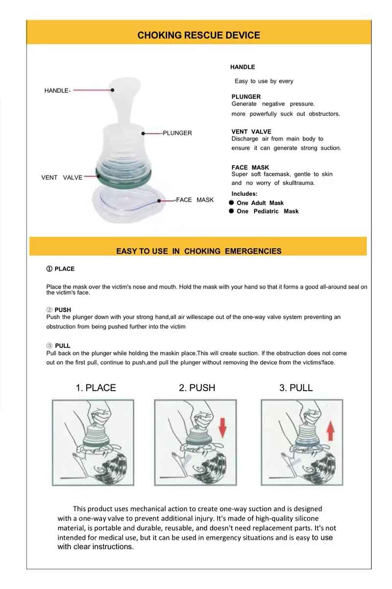 Choking Rescue Device